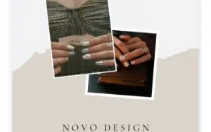 templates editáveis de manicure no Canva: