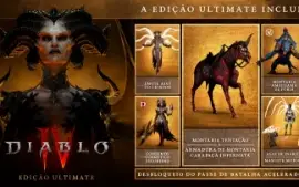 Diablo IV Edição Ultimate, Temporada 1 Completo + Campanha
