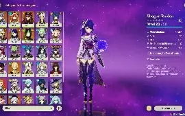 Genshin Impact AR 31 / 4 chars 5* 