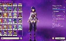 Genshin Impact AR 31 / 4 chars 5* 