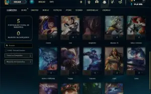 Esmeralda 4 com 25 Champs e 1 Skin ( SEM EMAIL CONFIRMADO )