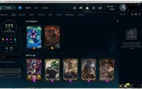 Conta unranked todos os champs 329 skins