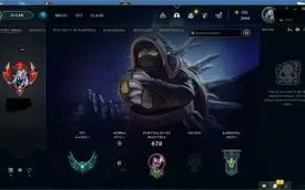 Conta unranked todos os champs 329 skins