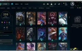 Conta unranked todos os champs 329 skins