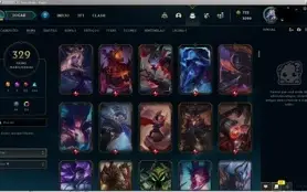Conta unranked todos os champs 329 skins