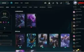 Conta LOL (Platina 1) de 2013/ 1 Skin Ultimate Lux Elemental