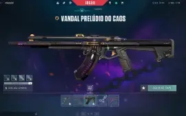 Conta Valorant Skins D2 Adaga Underflame, Vandal, Phantom