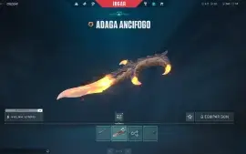 Conta Valorant Skins D2 Adaga Underflame, Vandal, Phantom