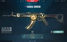 Conta Valorant Skins D2 Adaga Underflame, Vandal, Phantom