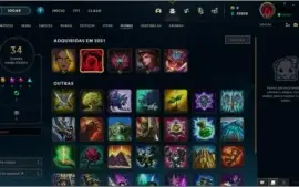 Conta LOL - Diamante IV, 65% de WR