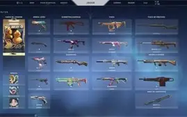 CONTA VALORANT - MUITAS SKINS (R$563 GASTOS)