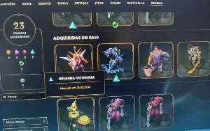 Lol 283 skins,full acesso barato platina IV