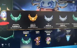 Lol 283 skins,full acesso barato platina IV
