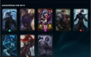 CONTA LOL GOLD 3 SKIN ULTIMATE