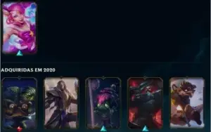 CONTA LOL GOLD 3 SKIN ULTIMATE