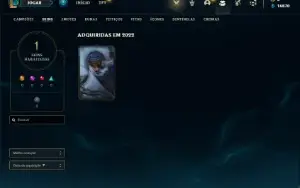Conta Unranke com 21 Champs e 1 Skin