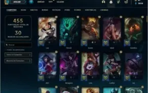 Conta ouro 4 com 140 champs, 118 skins ( MONO SUP )
