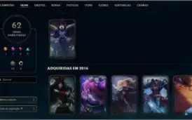 Conta de league of legends