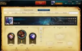 CONTA UNRANKED LV 30 / 1º MD10 / 12 CAMPEOES / 1 SKIN