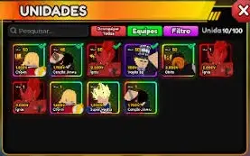 Conta De Anime Vagugands  3K-113K Gemas  +Myticos+ 93 Traits