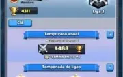 Conta Clash Royale 12 e Clash of clans cv 9