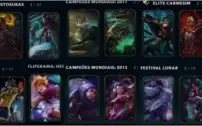 (Conta Platina 3 lvl 185) 138campeões, 78skins.