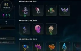 CONTA LEAGUE OF LEGENDS LVL 302