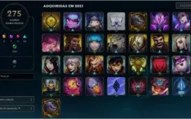 CONTA LEAGUE OF LEGENDS LVL 302