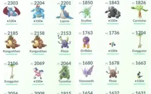Conta de Pokémon GO