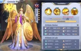 CONTA COMPLETA - TODOS OS CAVALEIROS - SAINT SEIYA AWAKENING