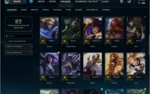 Smurf diamante 43 champs 9 skins (Ryze triunfante)