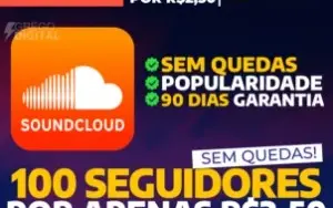 [Promoção] 200 Seguidores SoundCloud por apenas R$ 4,99