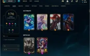 CONTA DE LEAGUE OF LEGENDS GOLD IV