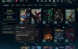 Diamante 2 com TODOS os champs e 197 Skins + 4 Ultimates