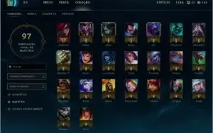 CONTA LEAGUE OF LEGENDS BORDA PRATA [23 CAMPEÕES] [19 SKINS]
