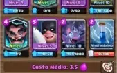 Conta Clash Royale - LVL 10 - Arena 11 - Desafiante 1