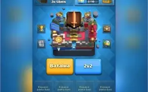 Conta Clash Royale - LVL 10 - Arena 11 - Desafiante 1