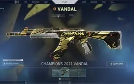CONTA VALORANT CHAMPIONS + 800 REAIS EM SKINS