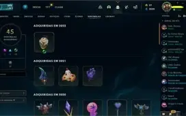 Conta League of Legends 400+ Skins