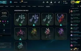 Conta League of Legends 400+ Skins