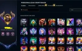 Conta League of Legends 400+ Skins