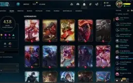 Conta League of Legends 400+ Skins