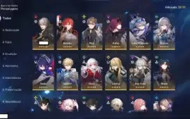 Honkai: Star Rail  Todos os 5* Limitados e diversos cones 5*