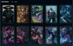 Vendo Conta Lol, Plat 4 100 Skins, Faltam 44 Champs