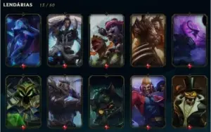 Vendo Conta Lol, Plat 4 100 Skins, Faltam 44 Champs