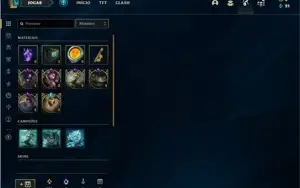 Conta Unranked com 26 Skins e 73 Champs