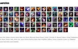 Conta Unranked com 26 Skins e 73 Champs