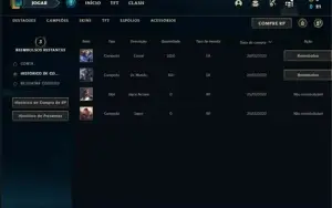 Conta Unranked com 26 Skins e 73 Champs