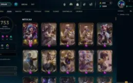 Conta Lol Level 844 Com 753 Skins
