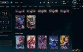 Conta Lol Level 844 Com 753 Skins